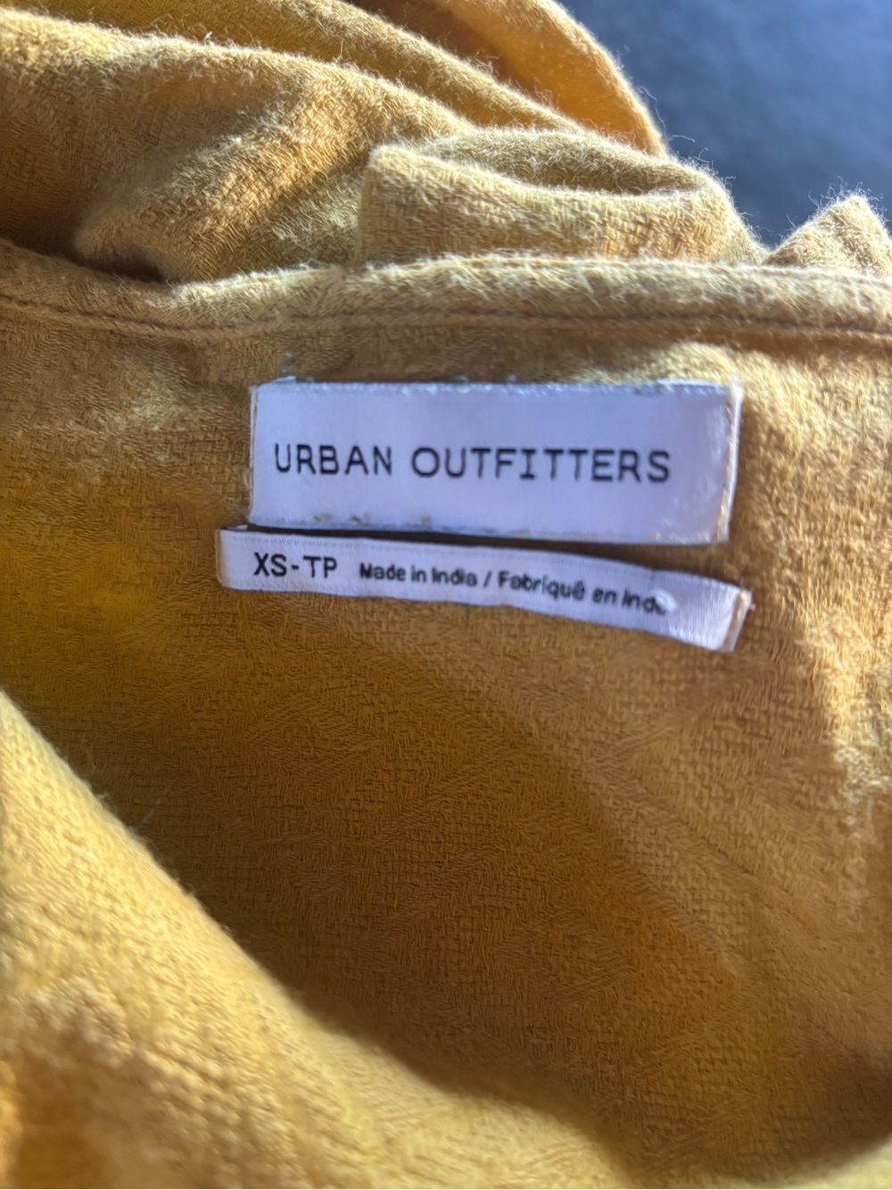 Urban Outfitters Mustard Wrap Midi Dress - Picture 3 of 5